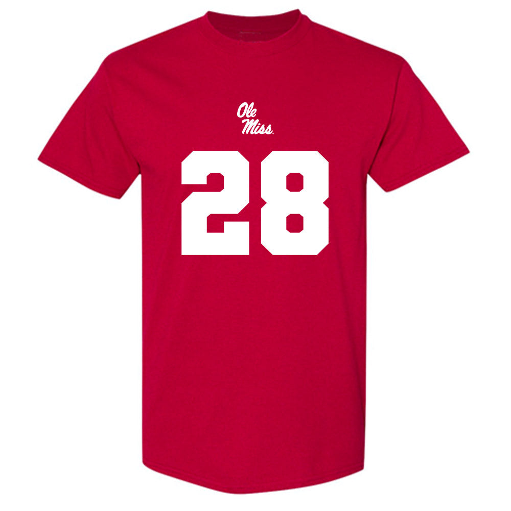 Ole Miss - NCAA Football : Joshua Dye - Replica Shersey T-Shirt-0