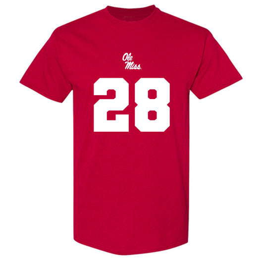 Ole Miss - NCAA Football : Joshua Dye - Replica Shersey T-Shirt-0