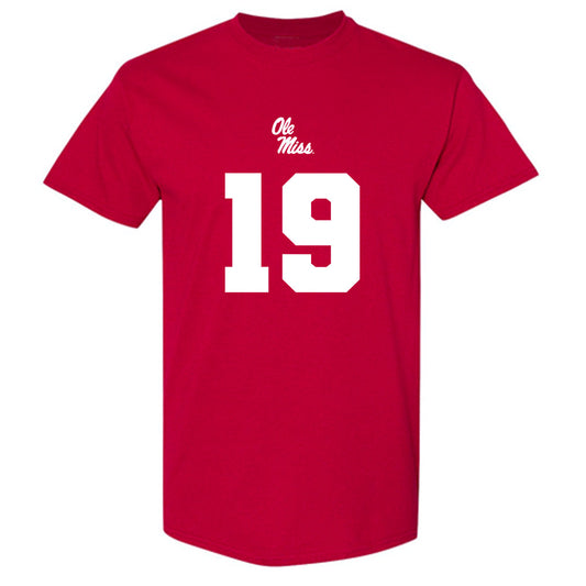 Ole Miss - NCAA Football : MJ Preston - Replica Shersey T-Shirt-0