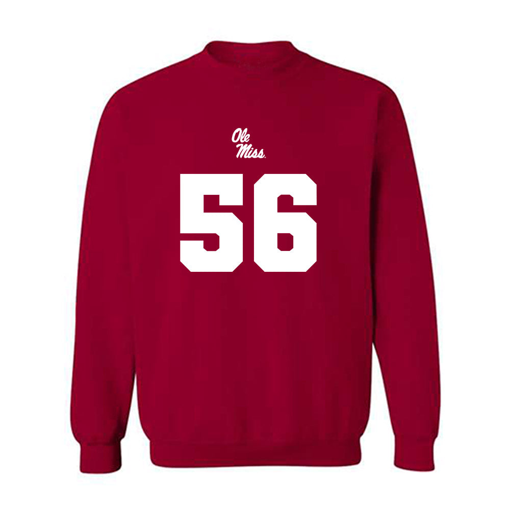 Ole Miss - NCAA Football : Mason Waddle - Replica Shersey Crewneck Sweatshirt-0