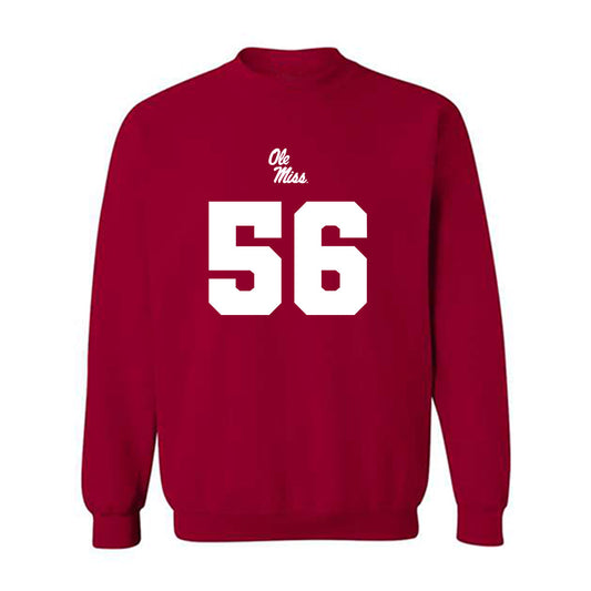 Ole Miss - NCAA Football : Mason Waddle - Replica Shersey Crewneck Sweatshirt-0