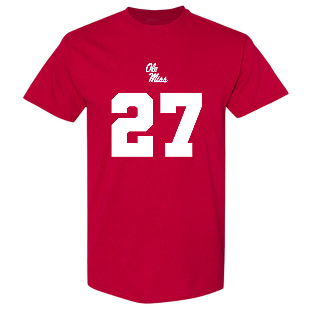 Ole Miss - NCAA Football : Macaleb Taylor - Replica Shersey T-Shirt-0
