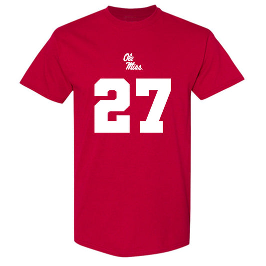 Ole Miss - NCAA Football : Macaleb Taylor - Replica Shersey T-Shirt-0