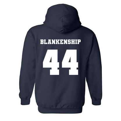 Ole Miss - NCAA Football : Caleb Blankenship - Replica Shersey Hooded Sweatshirt-1