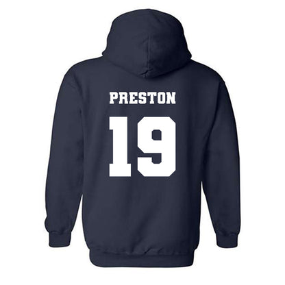 Ole Miss - NCAA Football : MJ Preston - Replica Shersey Hooded Sweatshirt-1