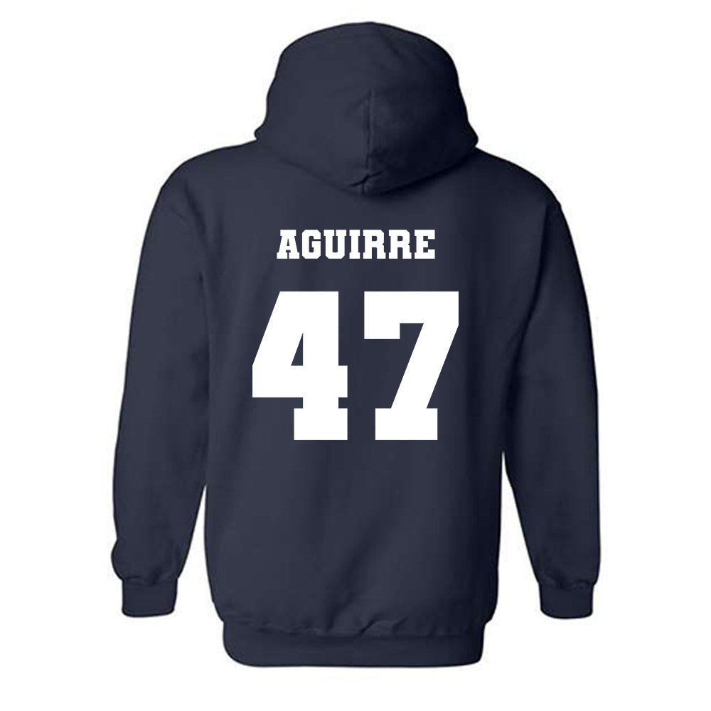 Ole Miss - NCAA Football : Anthony Aguirre - Replica Shersey Hooded Sweatshirt-1