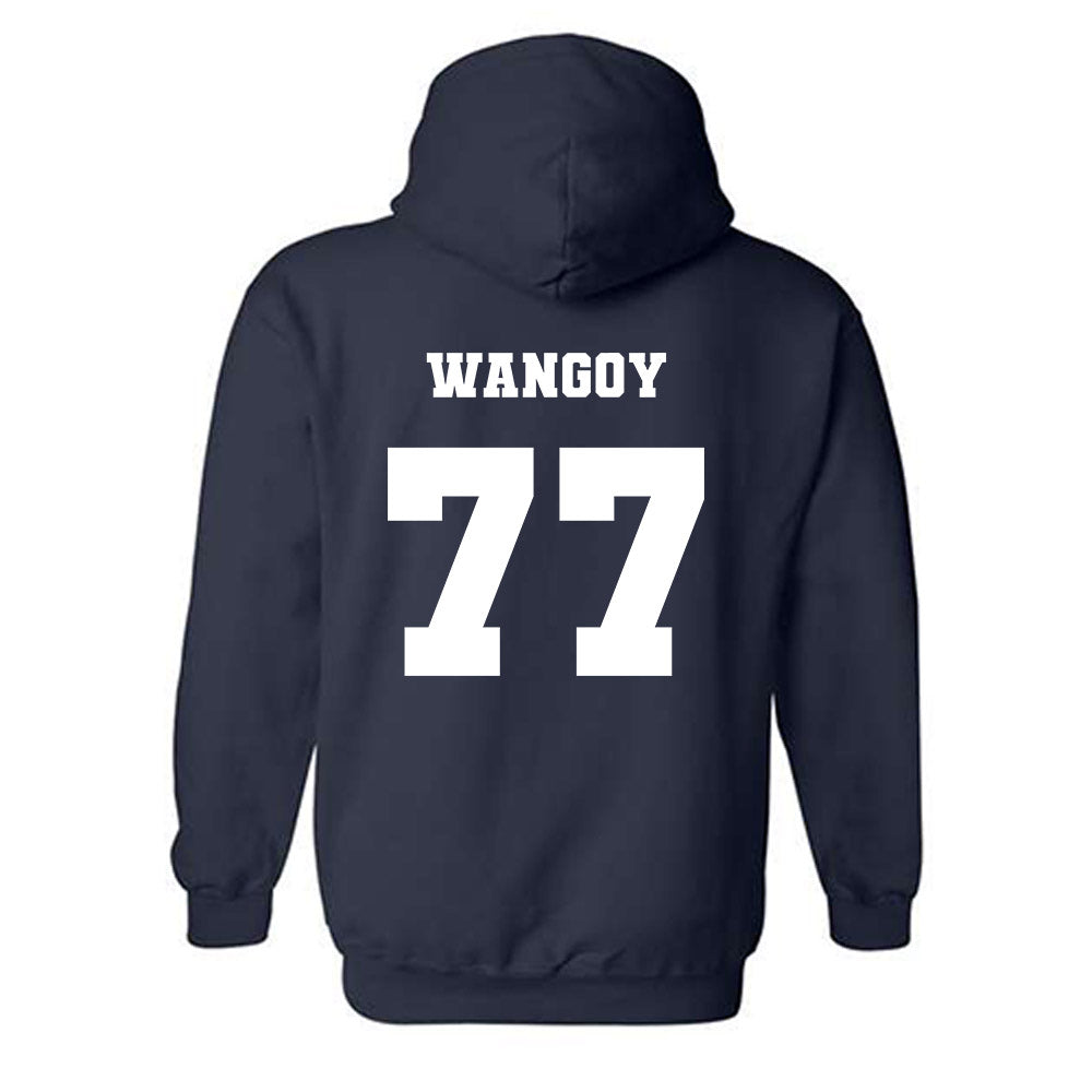 Ole Miss - NCAA Football : Enoch Wangoy - Replica Shersey Hooded Sweatshirt-1