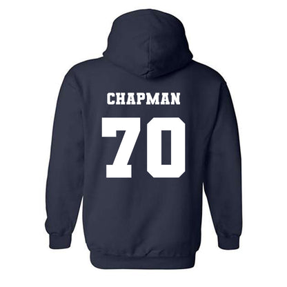 Ole Miss - NCAA Football : Jalan Chapman - Replica Shersey Hooded Sweatshirt-1