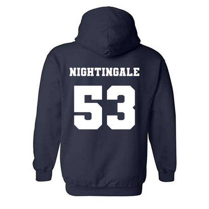 Ole Miss - NCAA Football : Trey Nightingale - Replica Shersey Hooded Sweatshirt-1