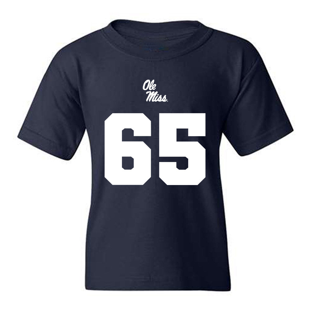 Ole Miss - NCAA Football : Connor Howes - Replica Shersey Youth T-Shirt-0