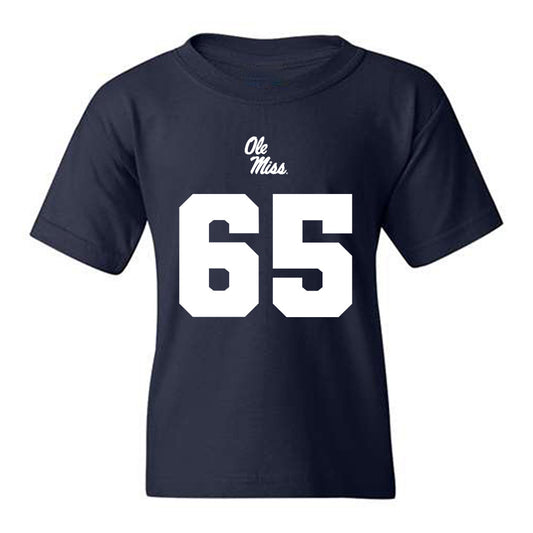 Ole Miss - NCAA Football : Connor Howes - Replica Shersey Youth T-Shirt-0