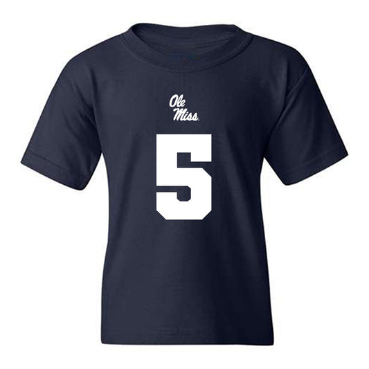 Ole Miss - NCAA Football : Kam Franklin - Replica Shersey Youth T-Shirt-0
