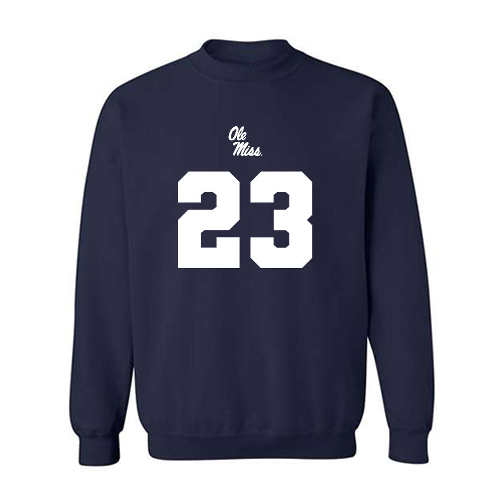 Ole Miss - NCAA Football : George Hamsley - Replica Shersey Crewneck Sweatshirt-0