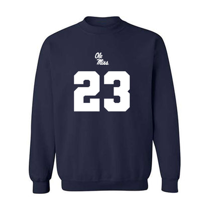Ole Miss - NCAA Football : George Hamsley - Replica Shersey Crewneck Sweatshirt-0