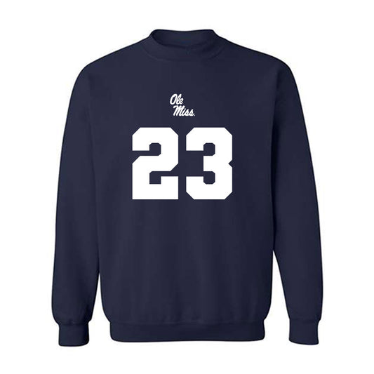 Ole Miss - NCAA Football : George Hamsley - Replica Shersey Crewneck Sweatshirt-0