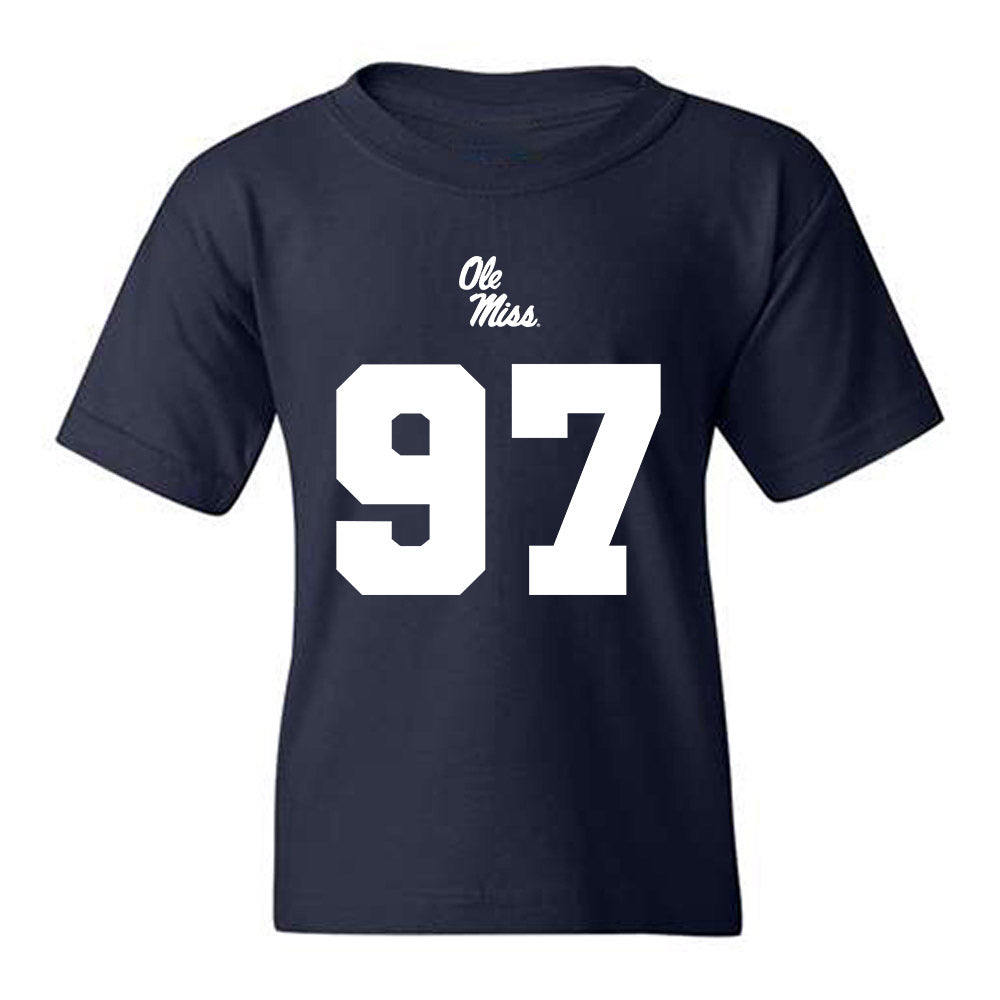 Ole Miss - NCAA Football : Kamron Beavers - Replica Shersey Youth T-Shirt-0