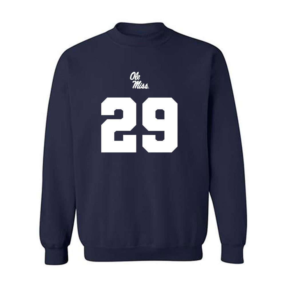 Ole Miss - NCAA Football : Nick Cull - Replica Shersey Crewneck Sweatshirt-0