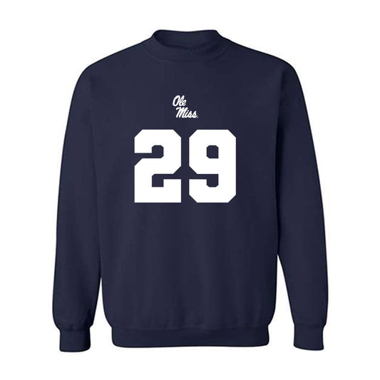 Ole Miss - NCAA Football : Nick Cull - Replica Shersey Crewneck Sweatshirt-0