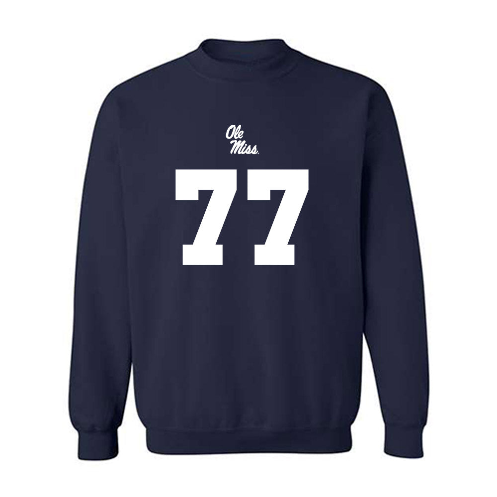 Ole Miss - NCAA Football : Enoch Wangoy - Replica Shersey Crewneck Sweatshirt-0