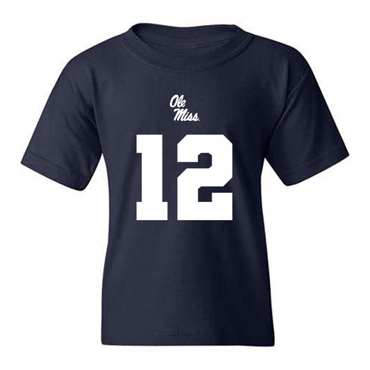 Ole Miss - NCAA Football : Luke Ferrelli - Replica Shersey Youth T-Shirt-0