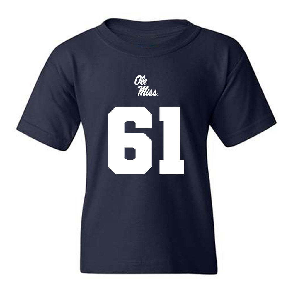 Ole Miss - NCAA Football : Tommy Kinsler IV - Replica Shersey Youth T-Shirt-0