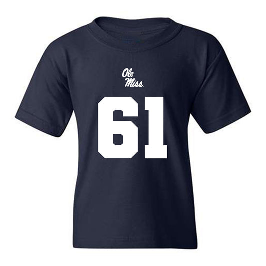 Ole Miss - NCAA Football : Tommy Kinsler IV - Replica Shersey Youth T-Shirt-0
