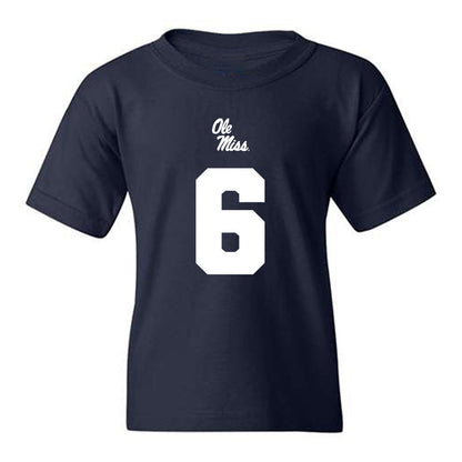 Ole Miss - NCAA Football : Joenel Aguero - Replica Shersey Youth T-Shirt-0