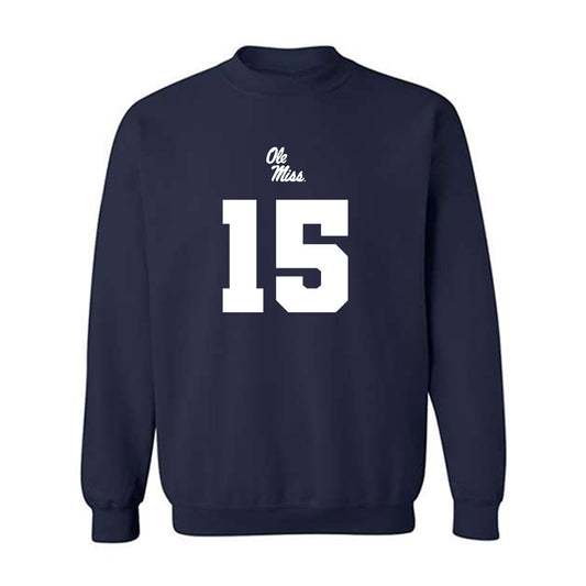 Ole Miss - NCAA Football : Darrell Gill Jr. - Replica Shersey Crewneck Sweatshirt-0