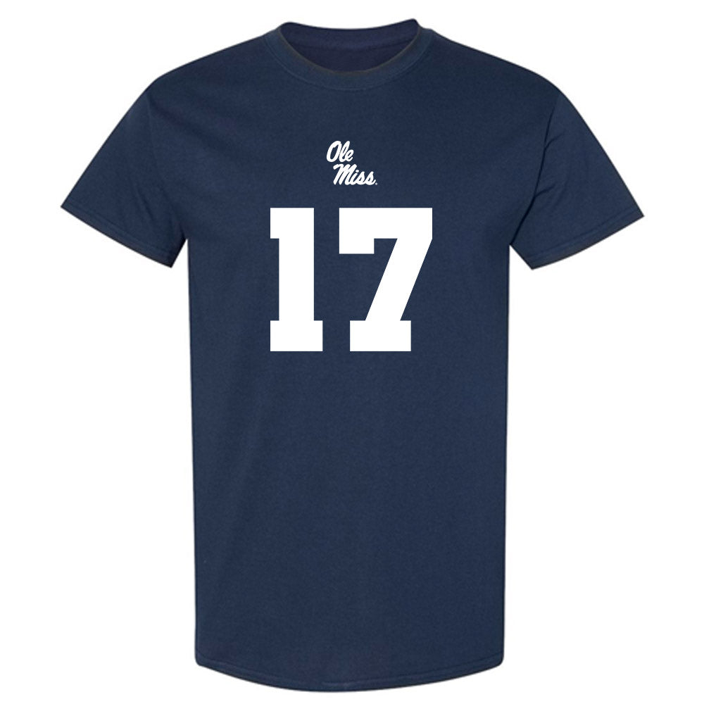 Ole Miss - NCAA Football : Lucas Carneiro - Replica Shersey T-Shirt-0