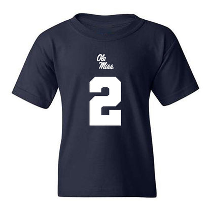Ole Miss - NCAA Football : Jaylon Braxton - Replica Shersey Youth T-Shirt-0