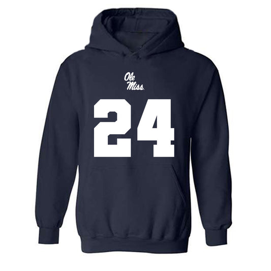 Ole Miss - NCAA Football : Shekai Mills-Knight - Replica Shersey Hooded Sweatshirt-0