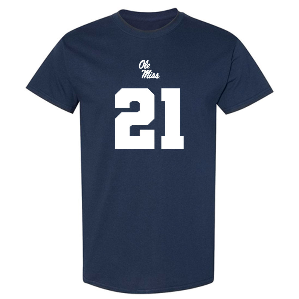 Ole Miss - NCAA Football : Tavoy Feagin - Replica Shersey T-Shirt-0