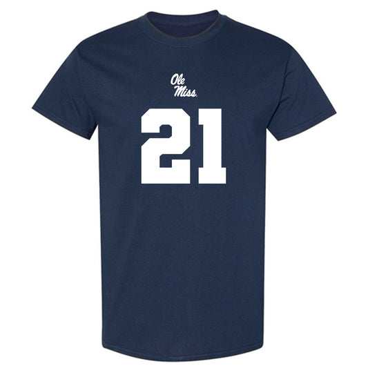 Ole Miss - NCAA Football : Tavoy Feagin - Replica Shersey T-Shirt-0