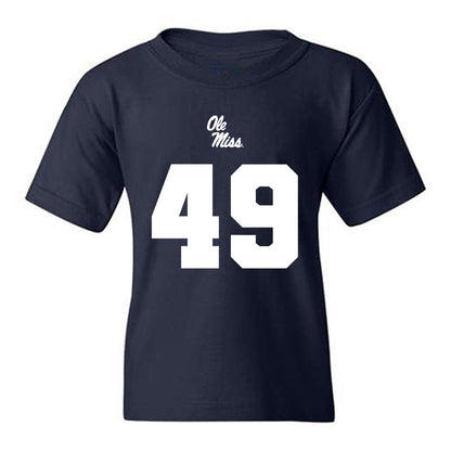 Ole Miss - NCAA Football : Sean Judge - Replica Shersey Youth T-Shirt-0