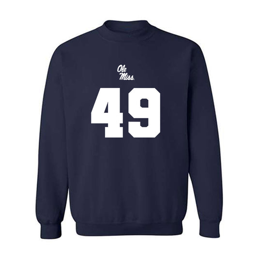 Ole Miss - NCAA Football : Sean Judge - Replica Shersey Crewneck Sweatshirt-0