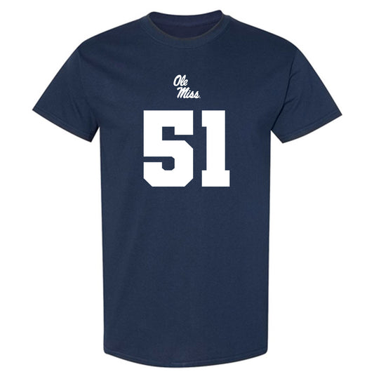 Ole Miss - NCAA Football : Trey Nightingale - Replica Shersey T-Shirt-0