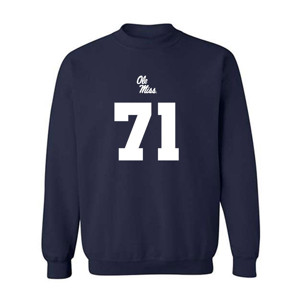 Ole Miss - NCAA Football : Emanuel Faulkner - Replica Shersey Crewneck Sweatshirt-0