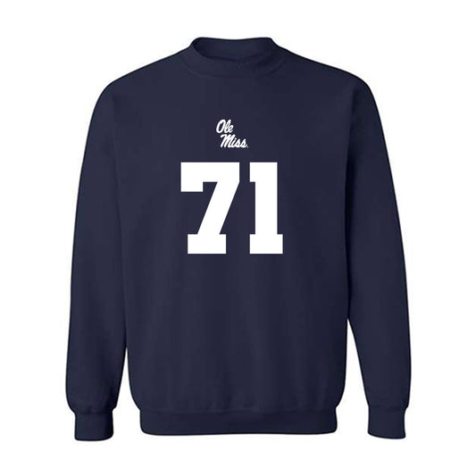 Ole Miss - NCAA Football : Emanuel Faulkner - Replica Shersey Crewneck Sweatshirt-0