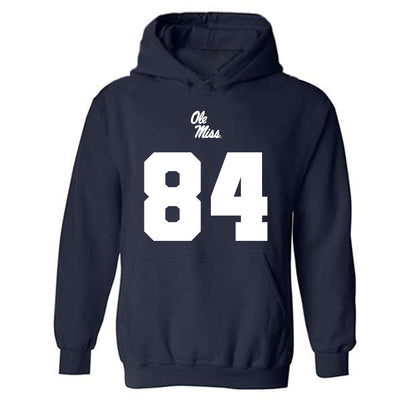 Ole Miss - NCAA Football : Dillon Alfred - Replica Shersey Hooded Sweatshirt-0