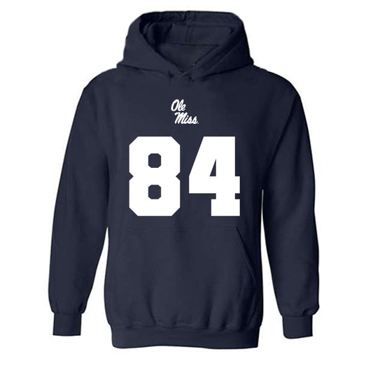 Ole Miss - NCAA Football : Dillon Alfred - Replica Shersey Hooded Sweatshirt-0