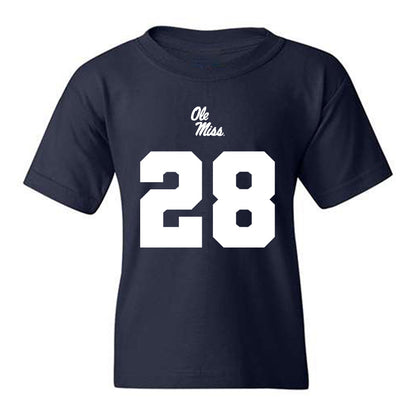 Ole Miss - NCAA Football : Joshua Dye - Replica Shersey Youth T-Shirt-0
