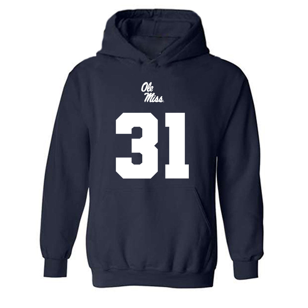 Ole Miss - NCAA Football : Ladarian Clardy - Replica Shersey Hooded Sweatshirt-0