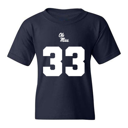 Ole Miss - NCAA Football : Oscar Bird - Replica Shersey Youth T-Shirt-0