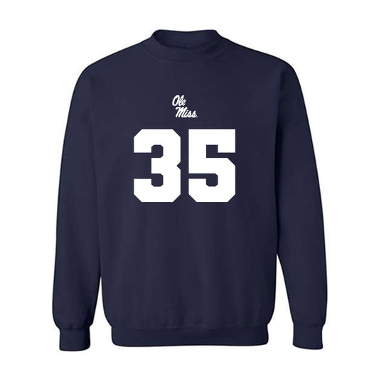 Ole Miss - NCAA Football : Damarius Yates - Replica Shersey Crewneck Sweatshirt-0