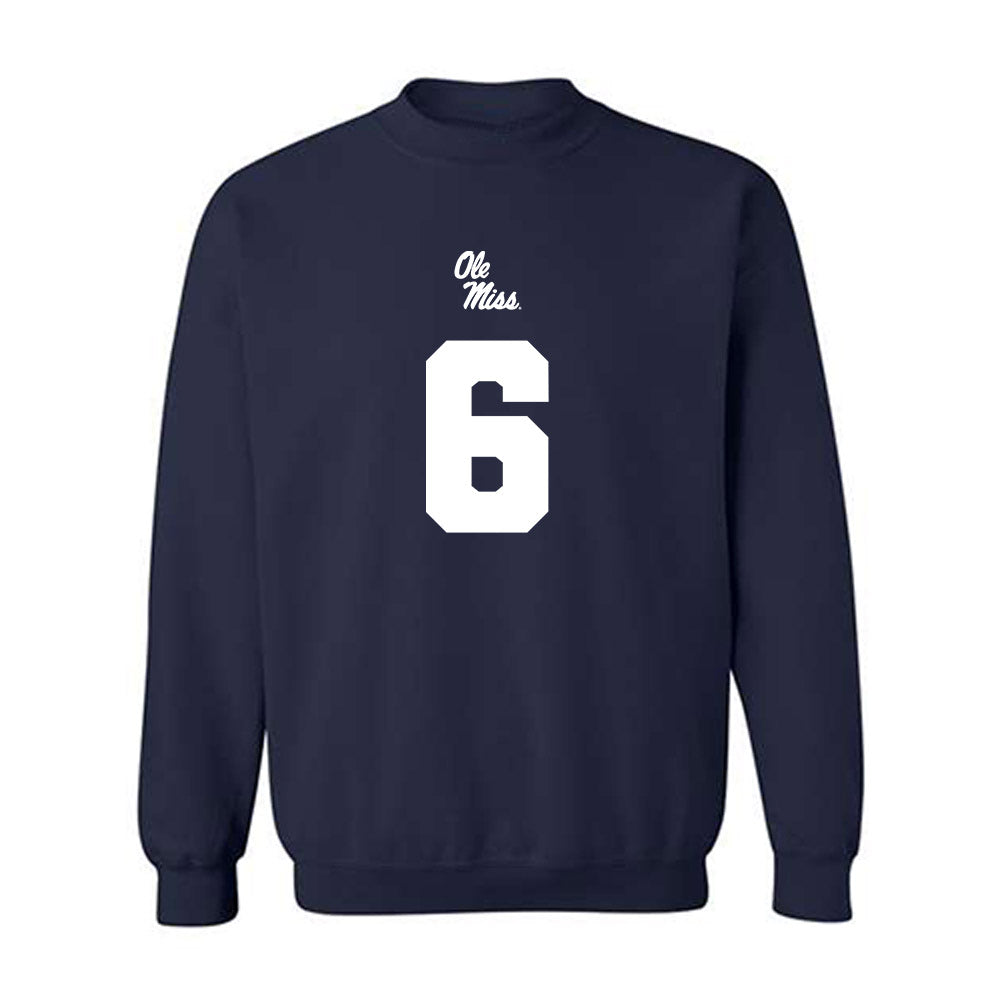 Ole Miss - NCAA Football : Joenel Aguero - Replica Shersey Crewneck Sweatshirt-0