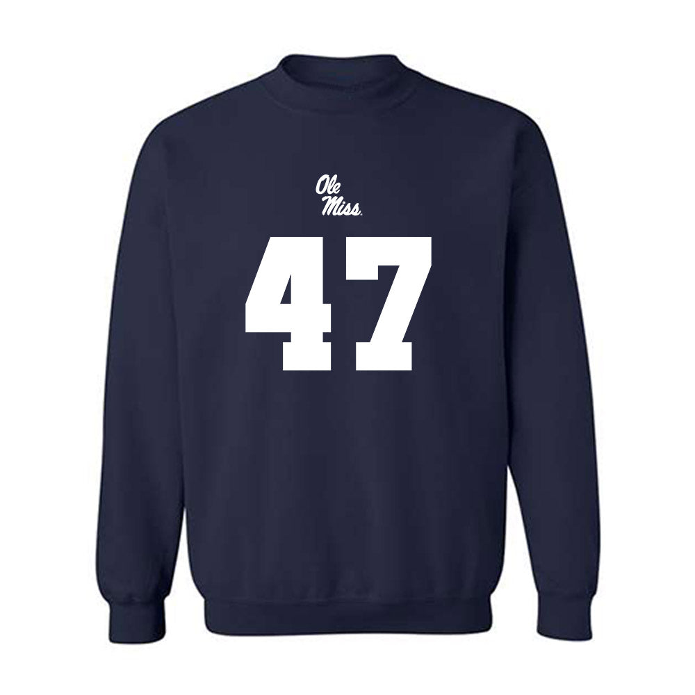 Ole Miss - NCAA Football : Anthony Aguirre - Replica Shersey Crewneck Sweatshirt-0