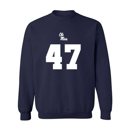 Ole Miss - NCAA Football : Anthony Aguirre - Replica Shersey Crewneck Sweatshirt-0