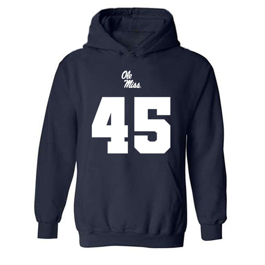 Ole Miss - NCAA Football : Talib Graham - Replica Shersey Hooded Sweatshirt-0