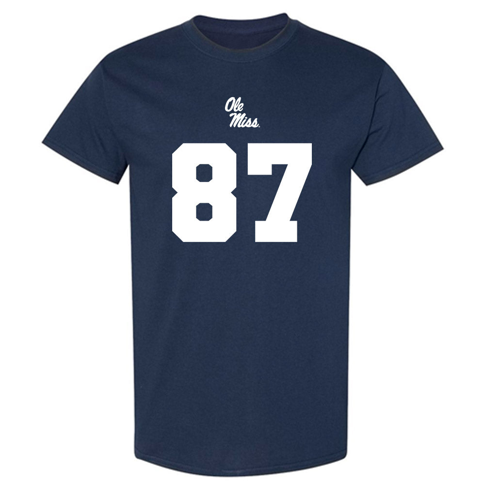 Ole Miss - NCAA Football : Wyatt Smalley - Replica Shersey T-Shirt-0