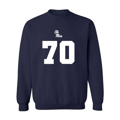 Ole Miss - NCAA Football : Jalan Chapman - Replica Shersey Crewneck Sweatshirt-0